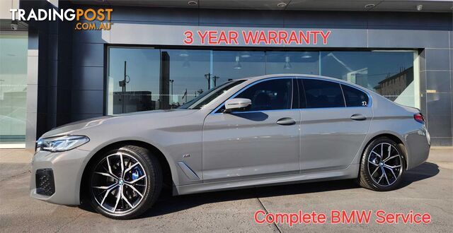 2021 BMW 5 30D M SPORT LCI G30 4D SEDAN