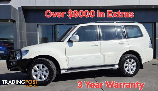 2021 MITSUBISHI PAJERO GLX5 (4X4) 5 SEAT NX MY21 4D WAGON