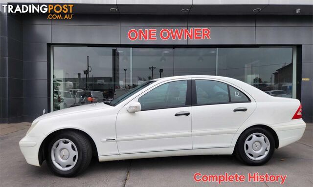 2003 MERCEDES BENZ C200 KOMPRESSOR CLASSIC W203 4D SEDAN