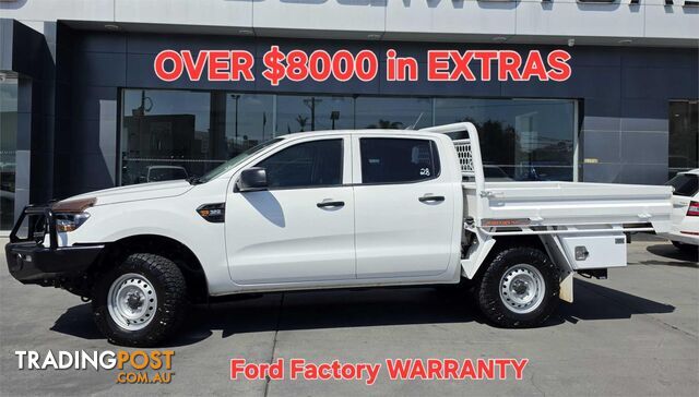 2022 FORD RANGER XL 3.2 (4X4) PX MKIII DOUBLE C/CHAS