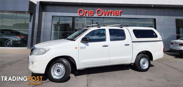 2013 TOYOTA HILUX SR GGN15R MY12 DUAL CAB P/UP