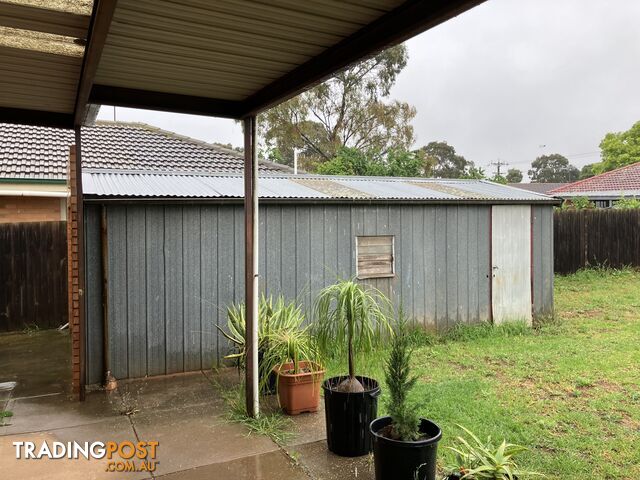 Sheds and tin garage