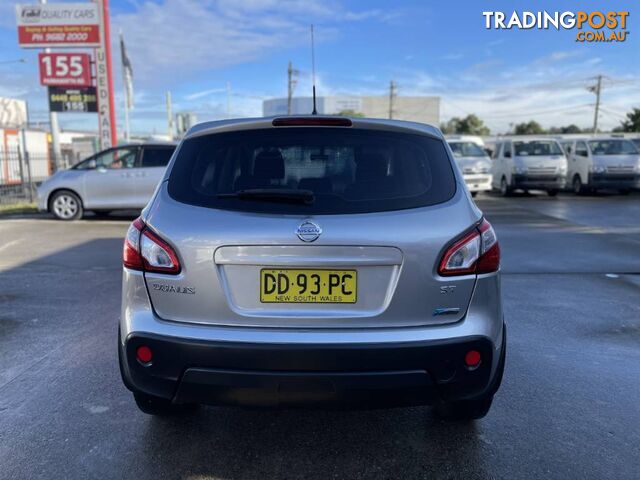 2012 NISSAN DUALIS ST 4X2 J10 SERIES 3 4D WAGON