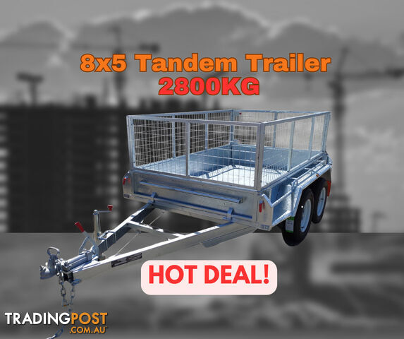 8x5 Tandem Electric Brake Trailer