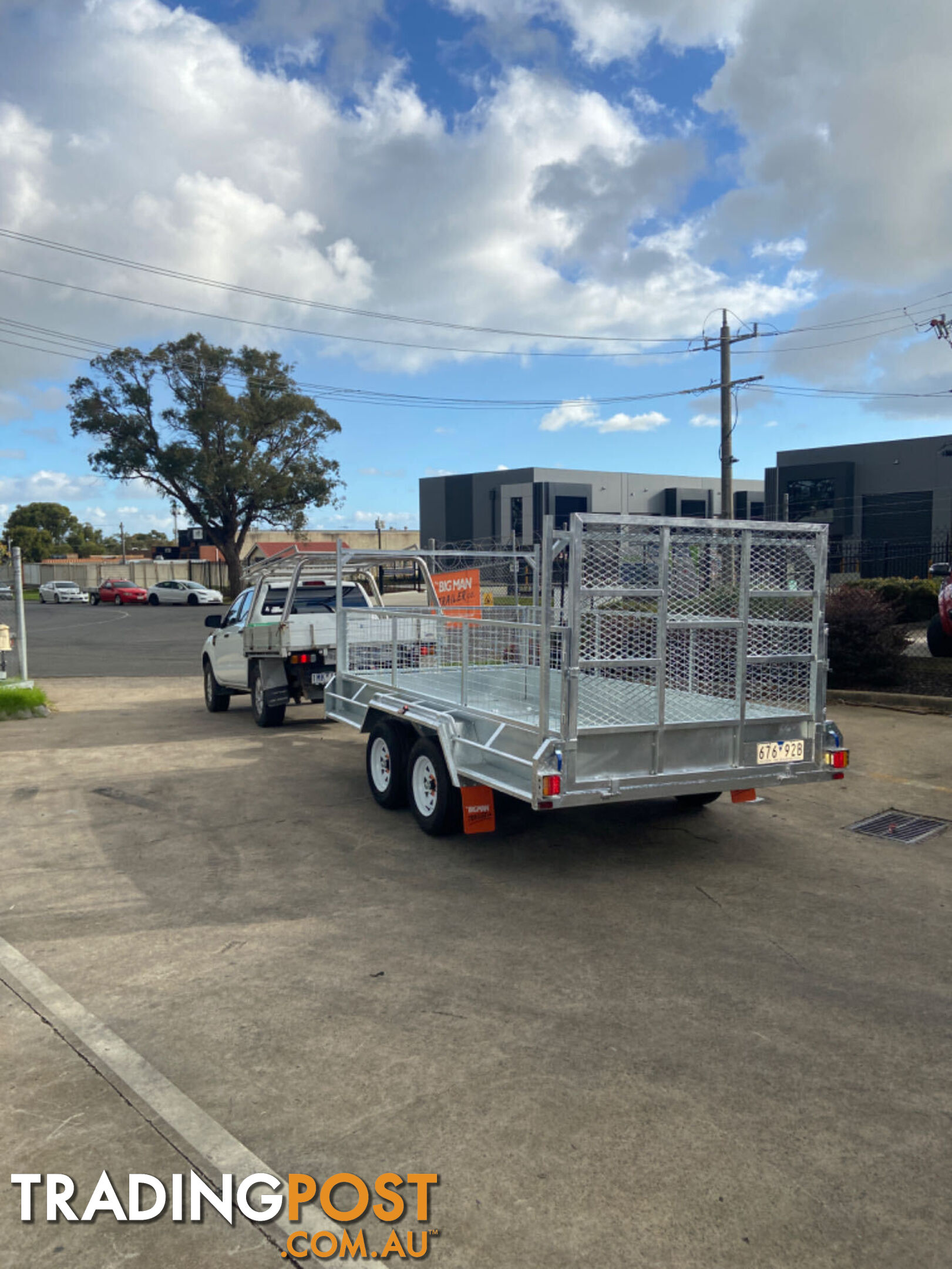 12 x 6 Cage Trailer