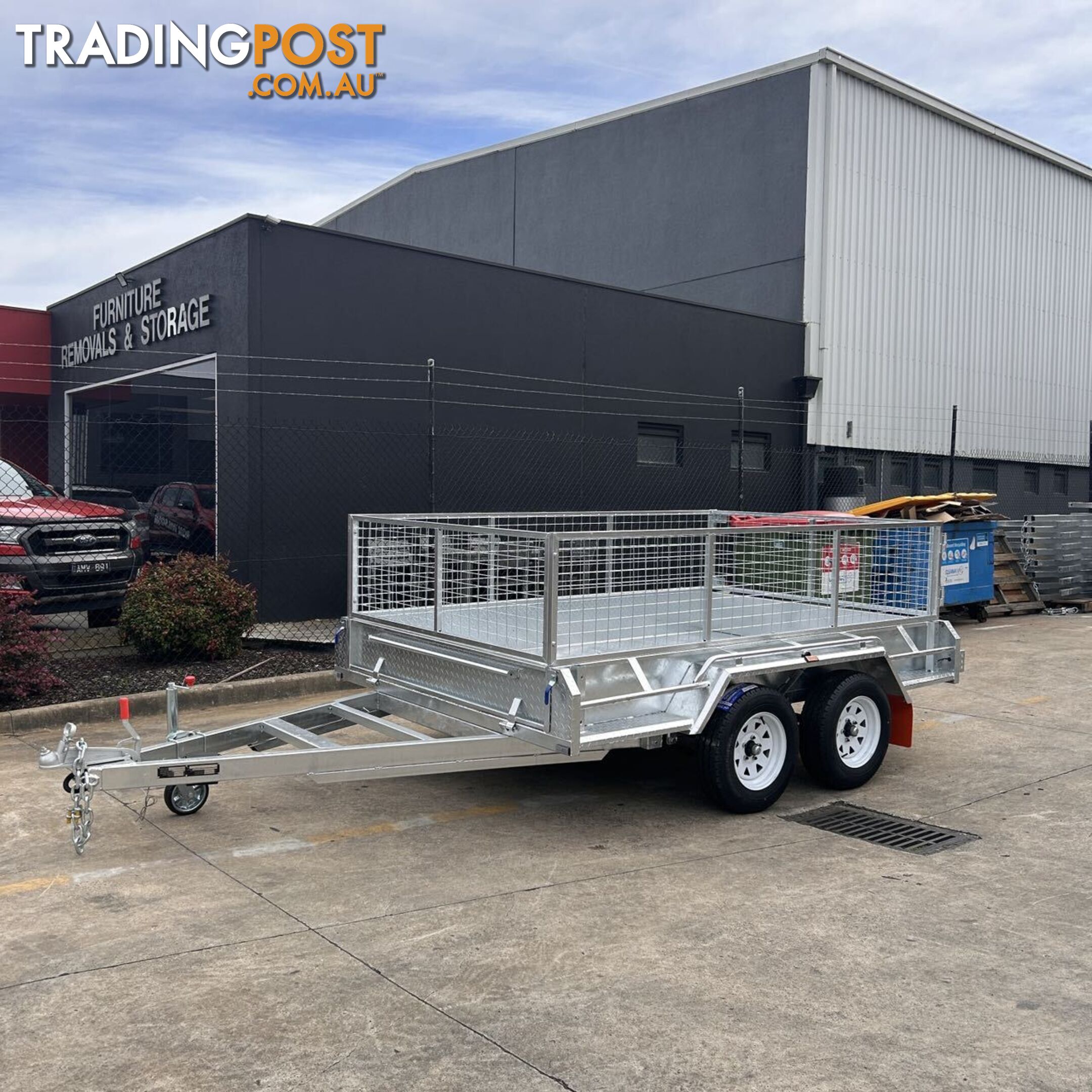 12 x 6 Cage Trailer