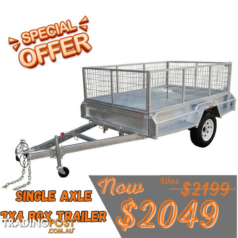 7x4 Cage Trailer