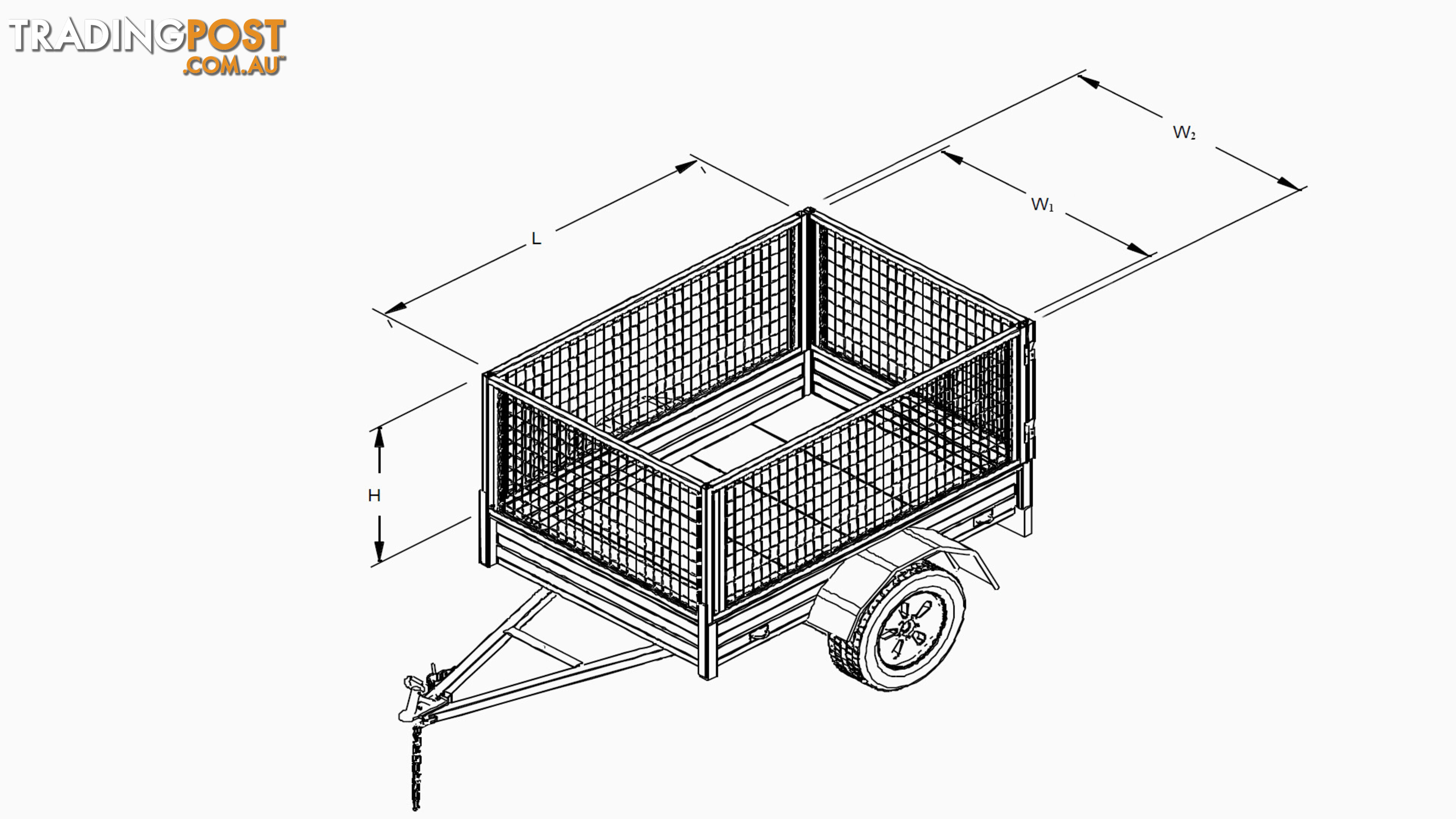 Mesh Cage For Trailer