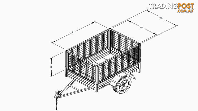 Mesh Cage For Trailer