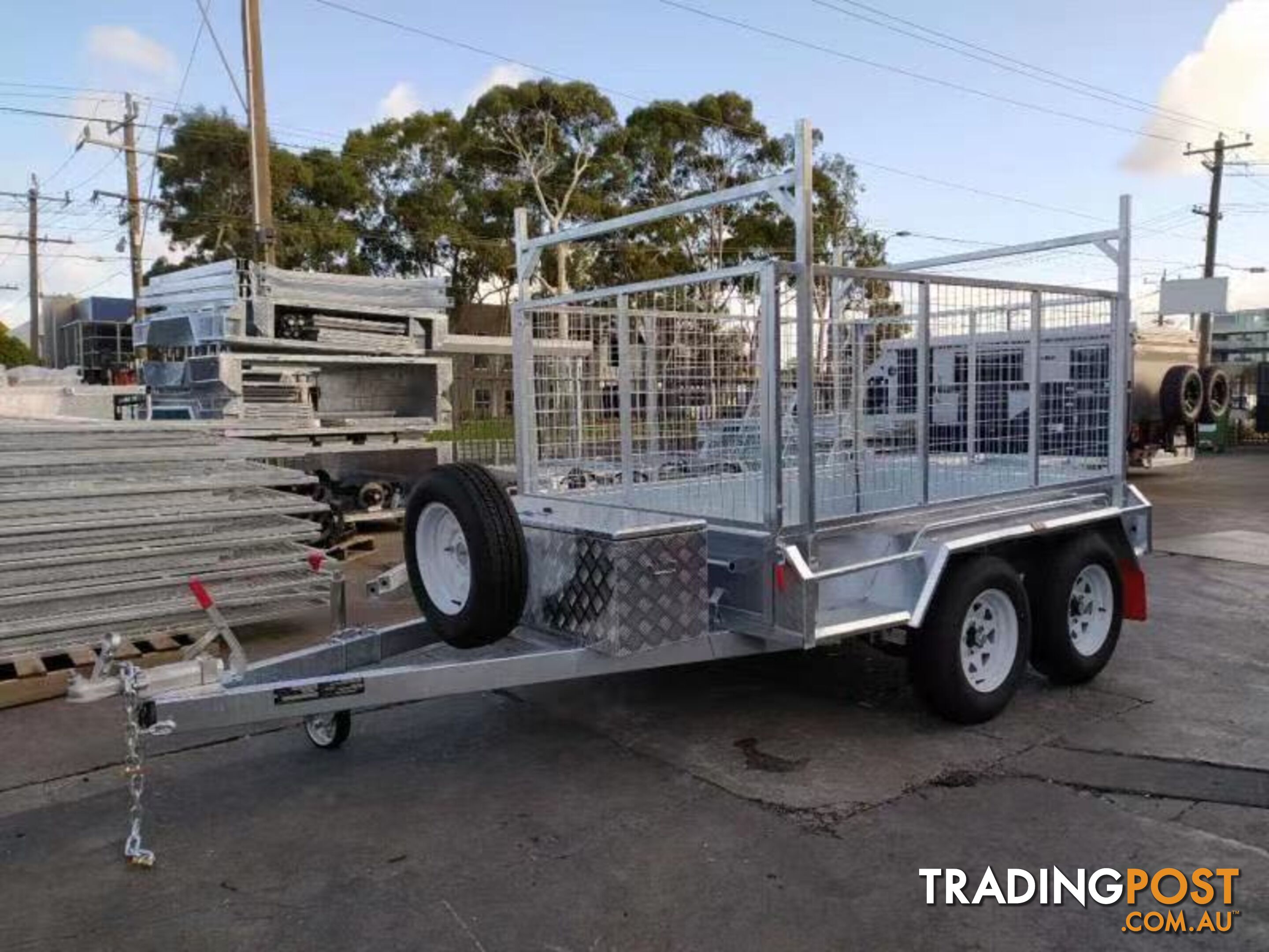 Mesh Cage For Trailer