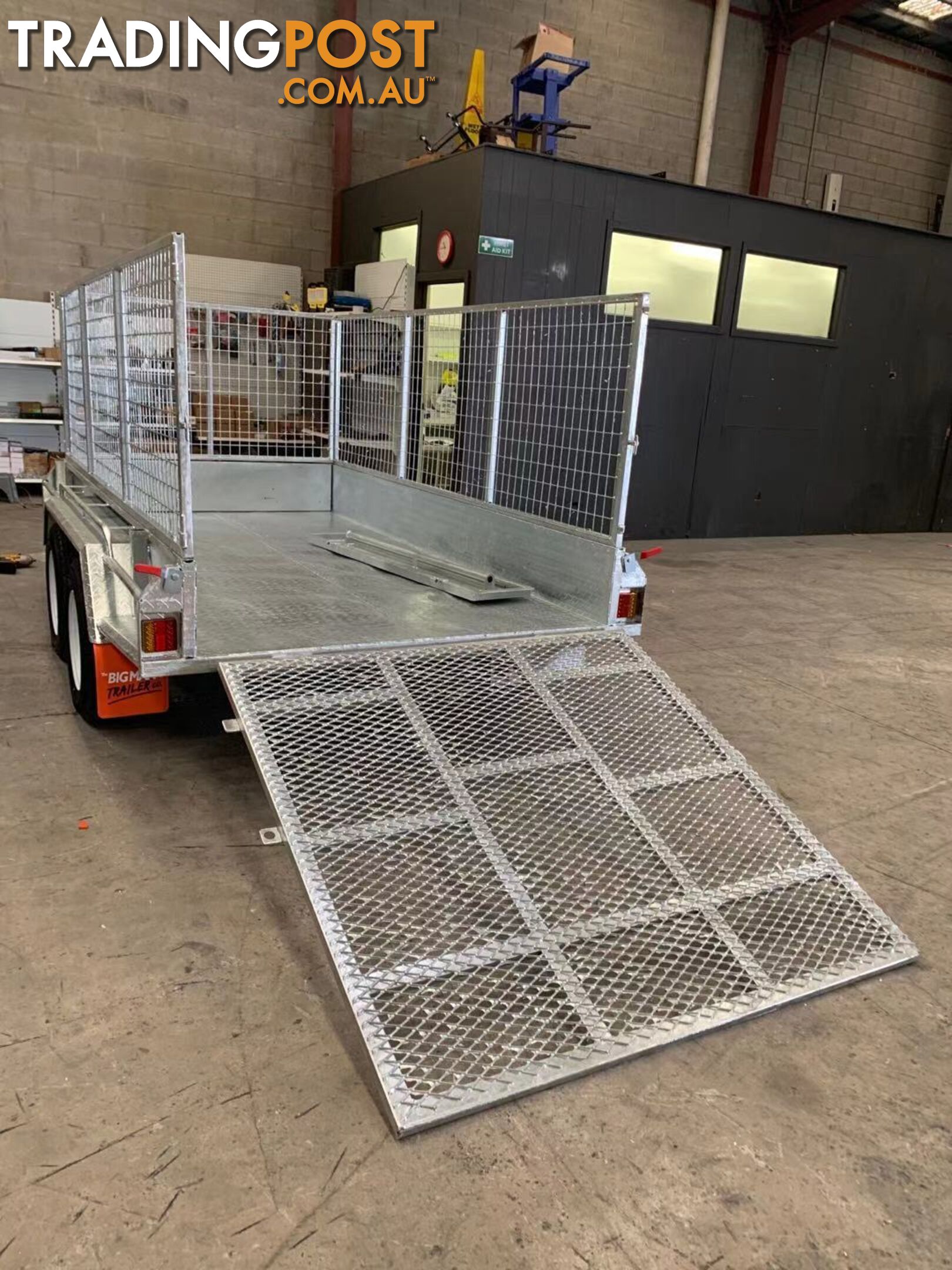 Mesh Cage For Trailer