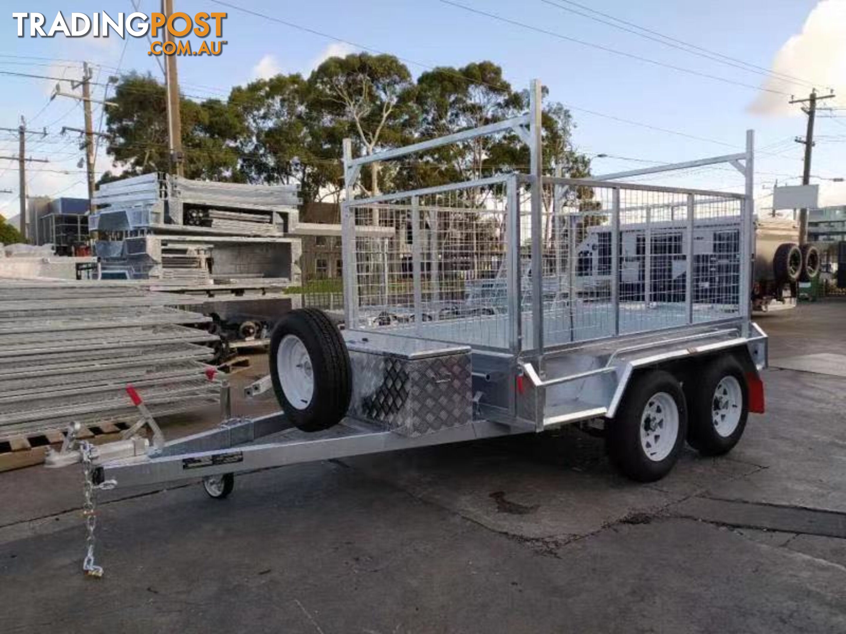 10x5 Tandem Box Trailer