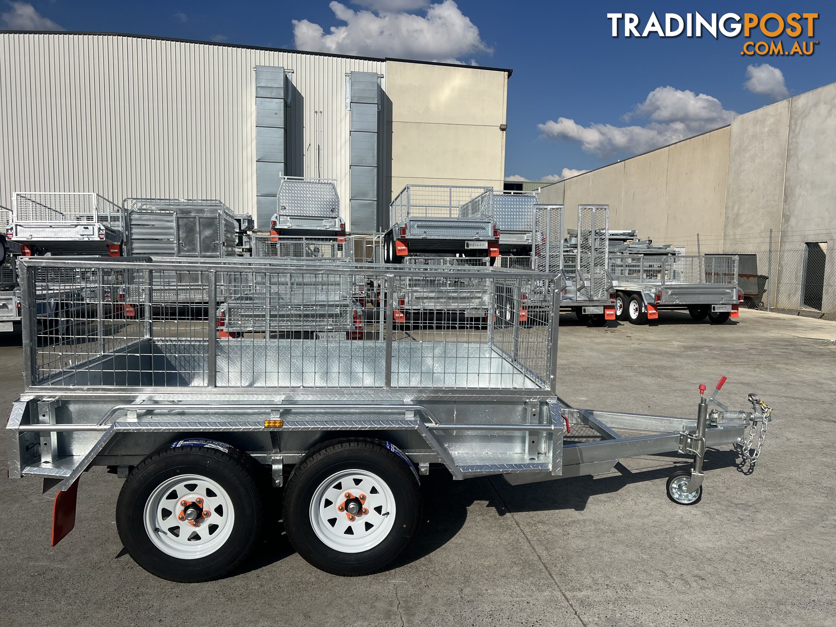 10x5 Tandem Box Trailer