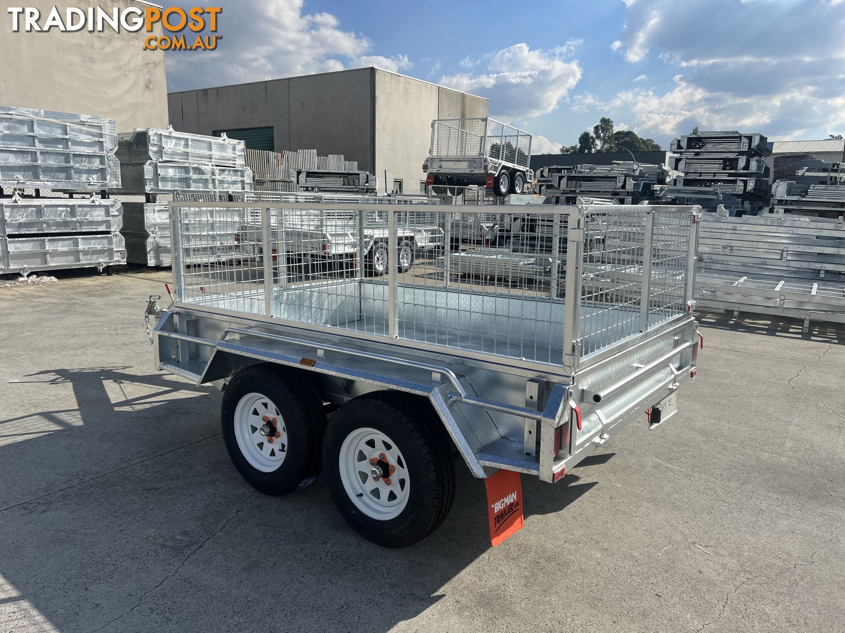 10x5 Tandem Box Trailer