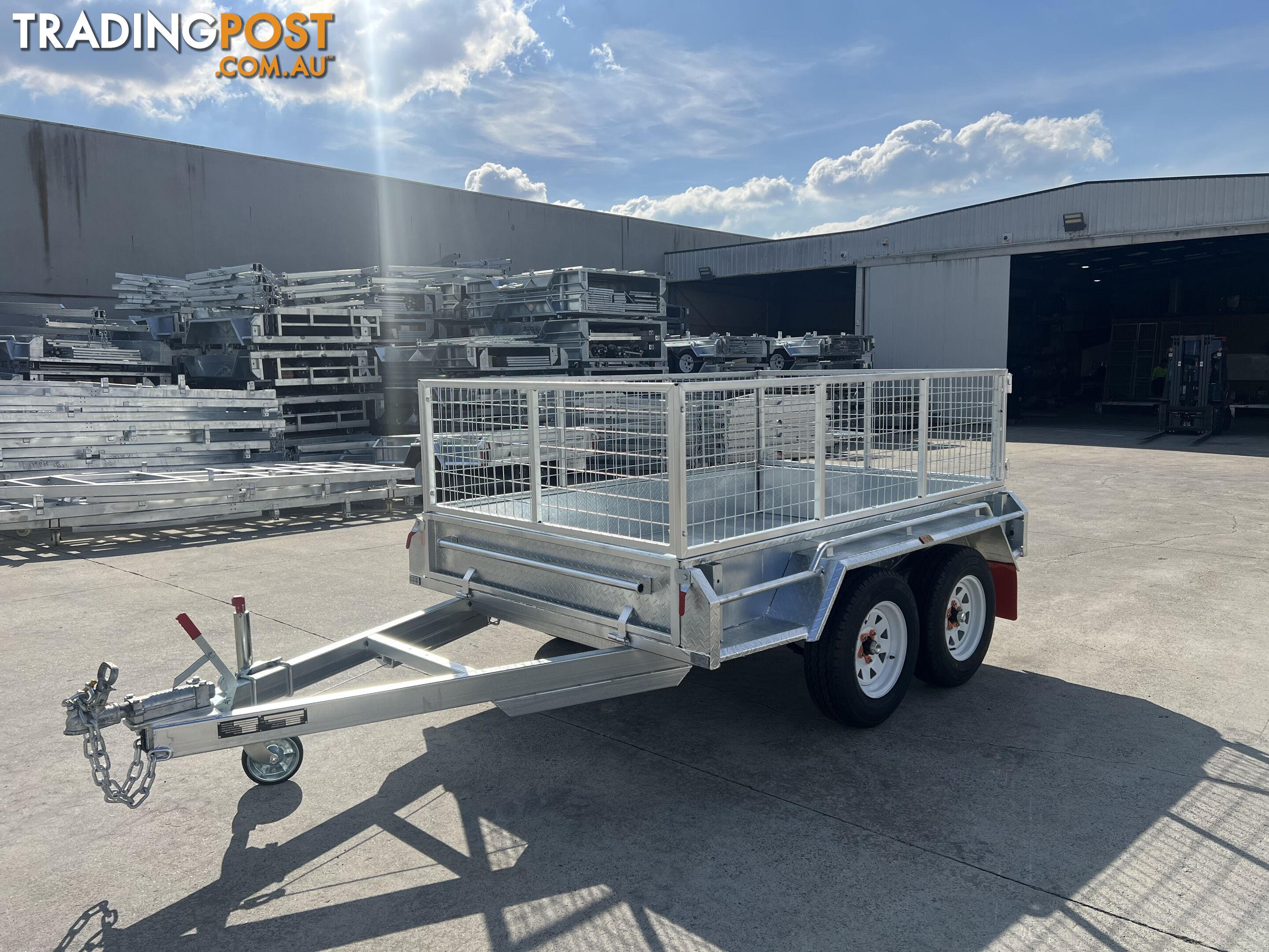 10x5 Tandem Box Trailer