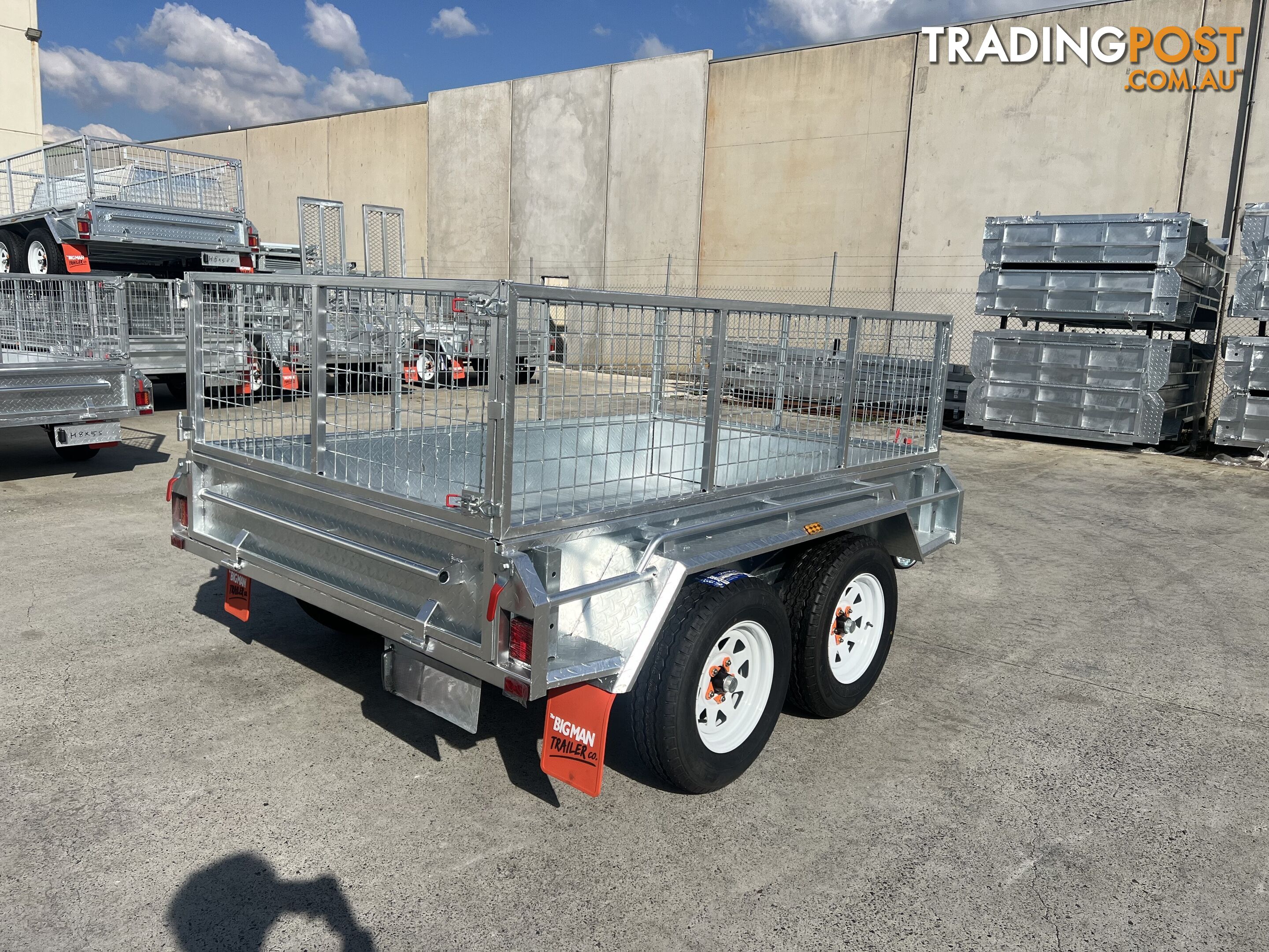 10x5 Tandem Box Trailer