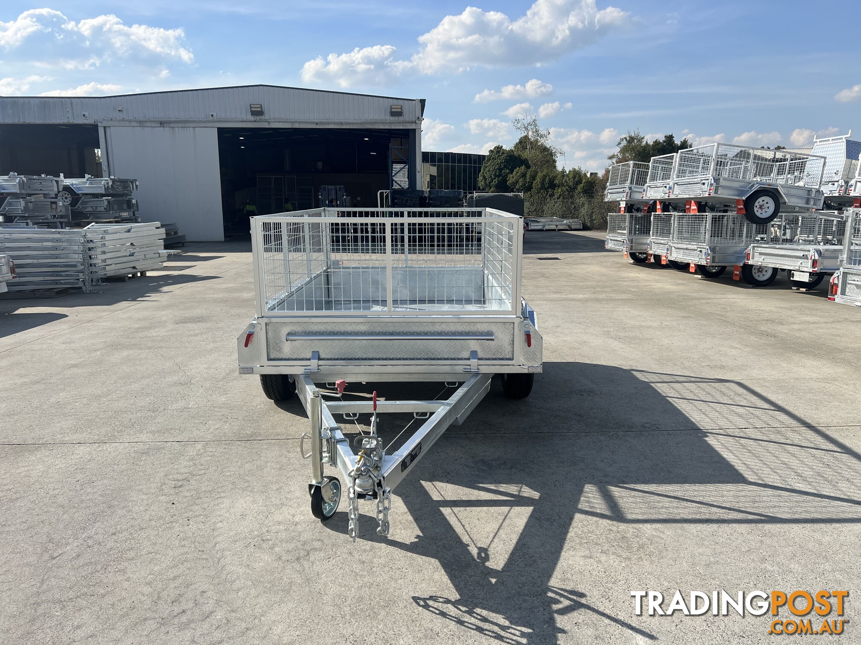 10x5 Tandem Box Trailer