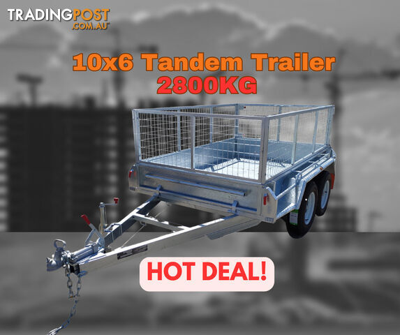 10 x 6 Cage Trailer