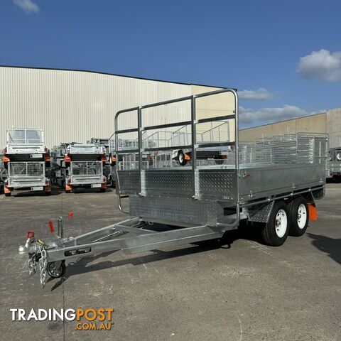 10x7 Flat Top Tandem Trailer