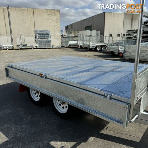 10x7 Flat Top Tandem Trailer