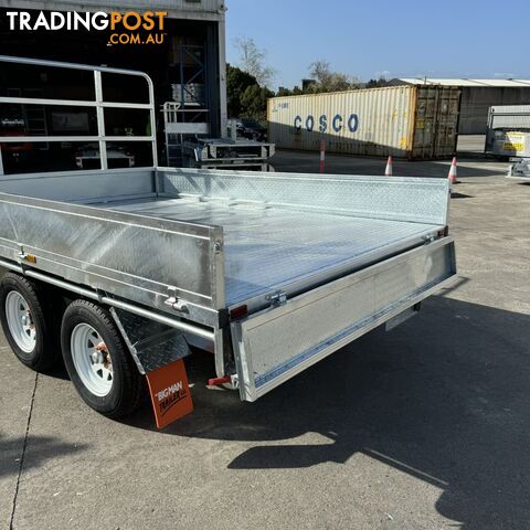 10x7 Flat Top Tandem Trailer