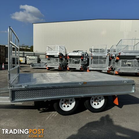 10x7 Flat Top Tandem Trailer