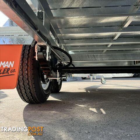 10x7 Flat Top Tandem Trailer