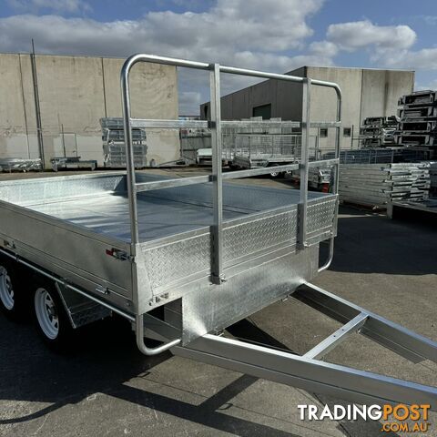 10x7 Flat Top Tandem Trailer