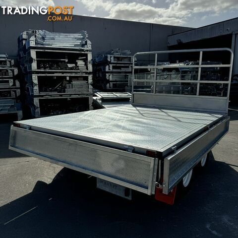 10x7 Flat Top Tandem Trailer