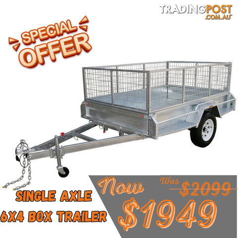 6x4 Cage Trailer