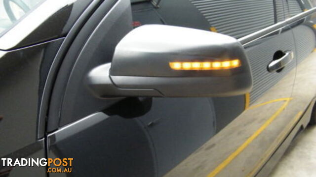 Holden Commodore VE Models Black Finish mirror covers with LED