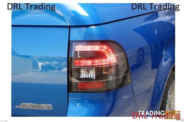 Holden Commodore VE Ute SS SSV SV6 Black Housing LED TAIL LIGHTS