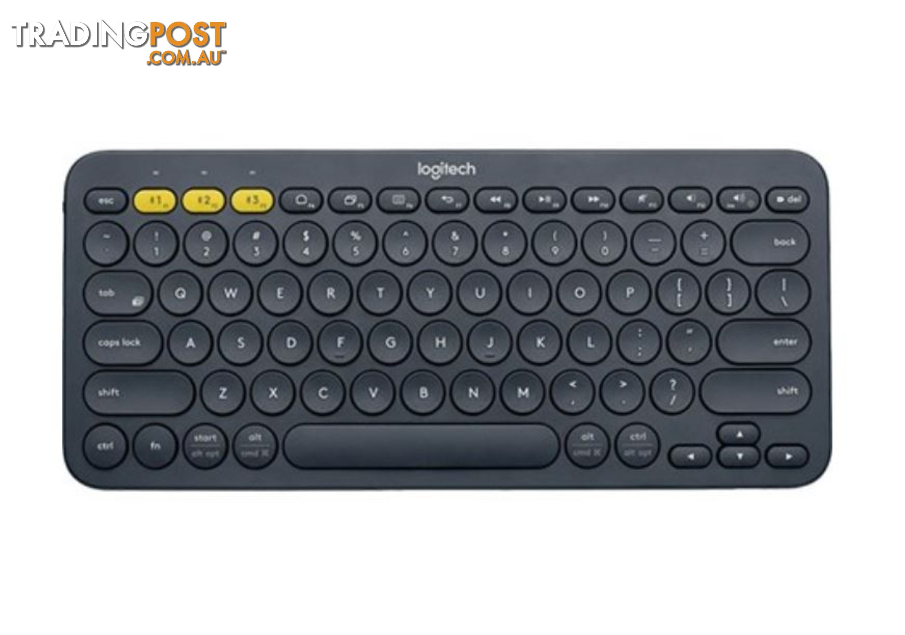 Logitech K380 Multi-Device Bluetooth Keyboard BlackTake-to-type Easy-Switch wireless10m Hotkeys Switch 1year Warranty - KBLT-K380BLK