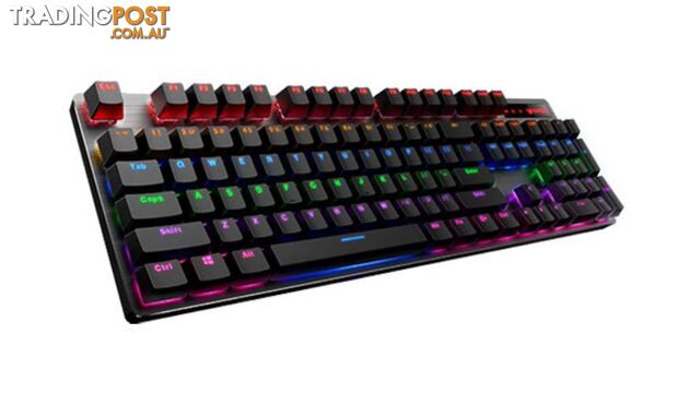 RAPOO V500 Pro Backlit Mechanical Gaming Keyboard â Spill Resistant, Metal Cover, Ideal for Entry Level Gamers - KBRP-V500PRO