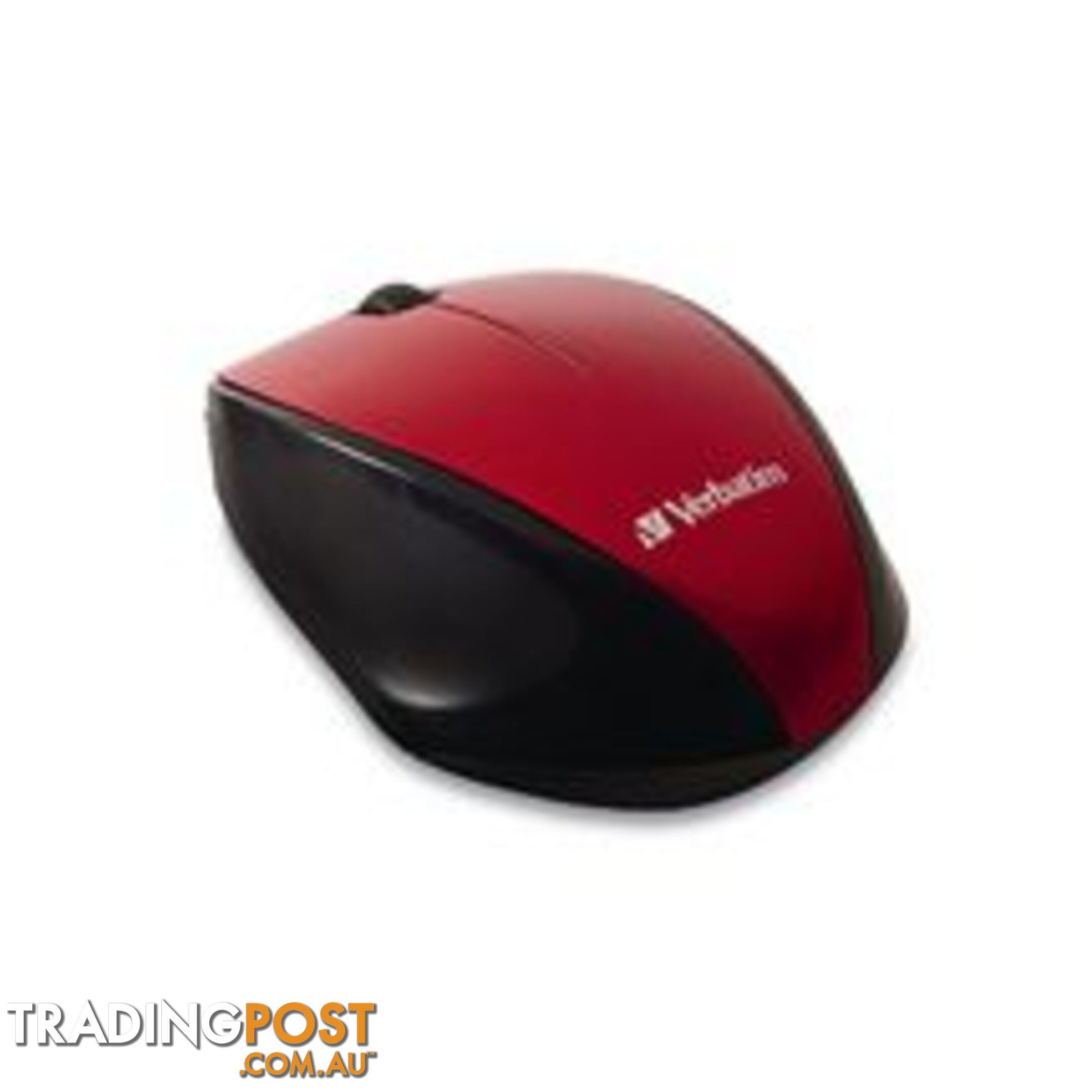 Verbatim MultiTrac Red Mouse Blue LED, Wireless Optical - MIV-97995