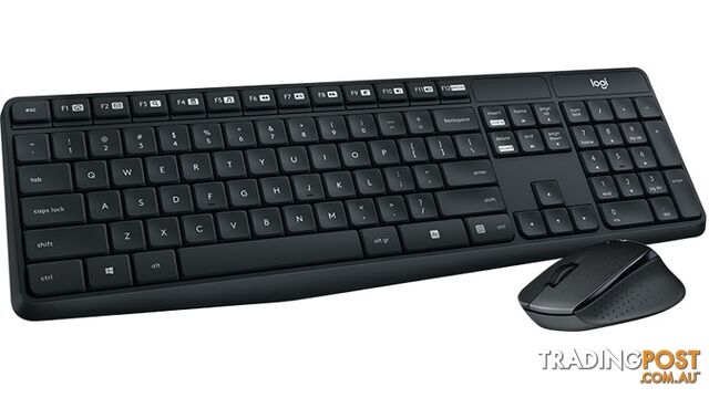 Logitech MK315 Quiet & durable Wireless Keyboard & Mouse Combo Media Key Long Battery Life Comfortable - KBLT-MK315