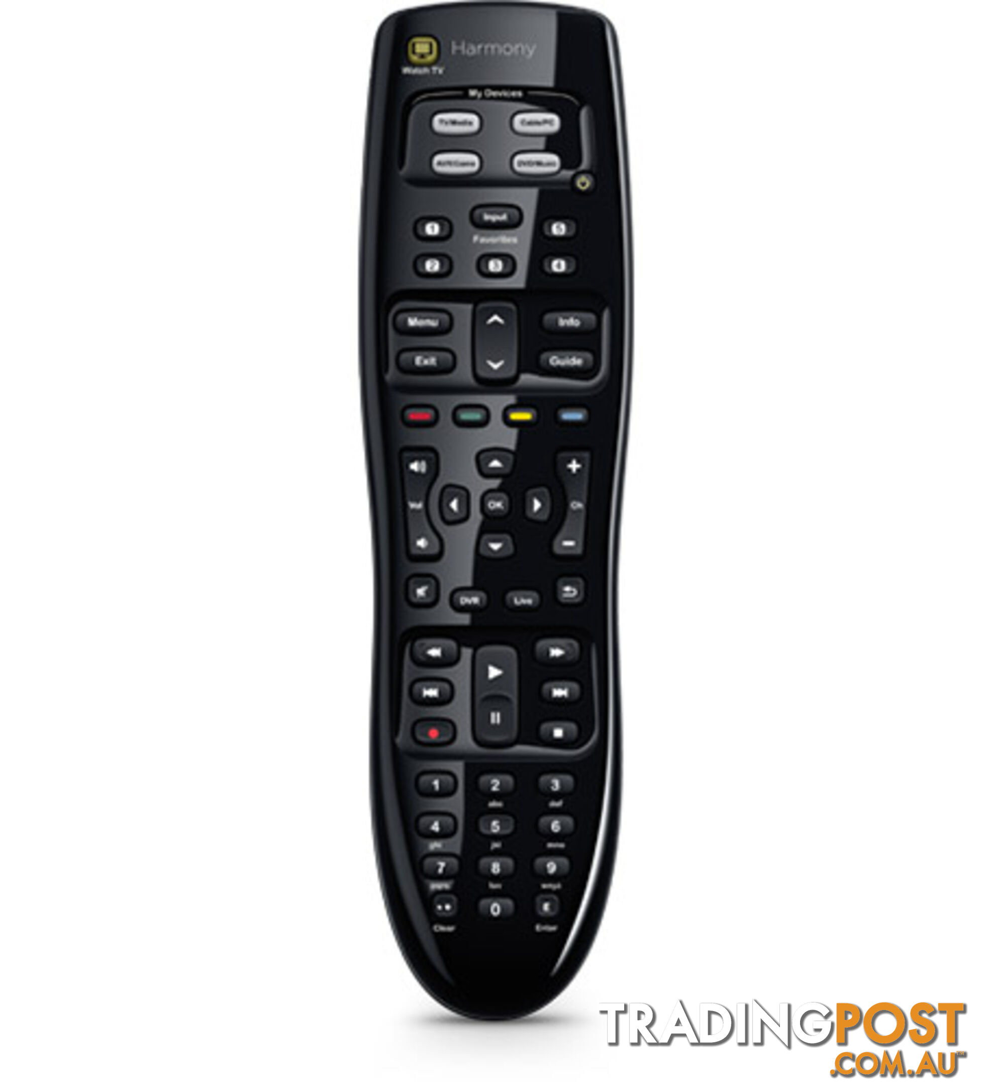 Logitech Harmony 350 Remote Universal Remote Control Most compatible One-touch entertainment 5 channel presets - MILT-HARMONY350