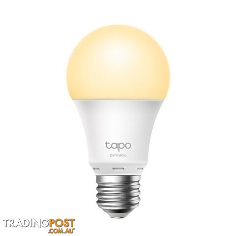 TP-Link Tapo Dimmable Smart Light Bulb L510E Edison Fitting, Dimmable, No Hub Required, Voice Control, Schedule & Timer 2700K 8.7W 2.4 GHz 802.11b/g/n - HETL-TCL510E