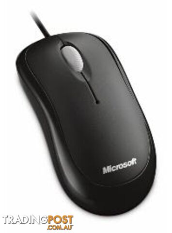 Microsoft Basic Optical USB Mouse Black Retail, SINGLE Pack - MIMS-BOPMSBLKR2