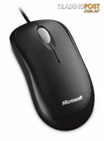 Microsoft Basic Optical USB Mouse Black Retail, SINGLE Pack - MIMS-BOPMSBLKR2