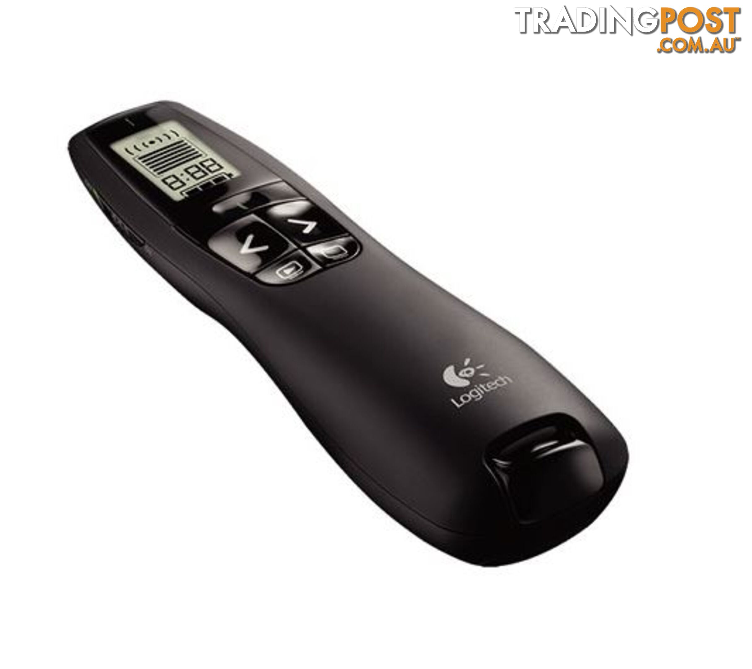 Logitech R800 Laser Presentation Remote LCD display time tracking 30m Range, 2.4GHz Instuitive slideshow controls ~MILT-R700PRO 910-003508 - MILT-R800