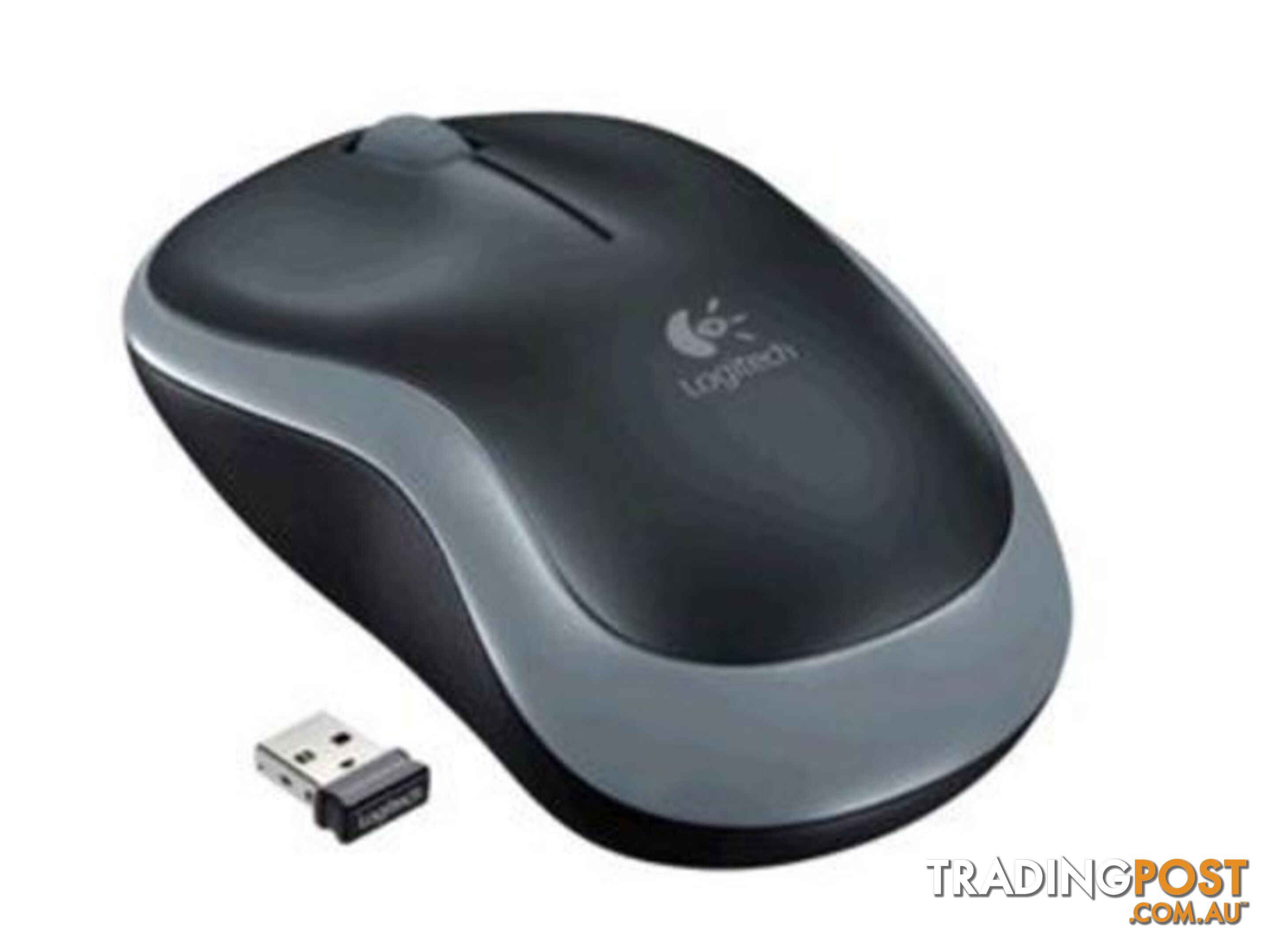 Logitech M185 Wireless Mouse Nano Receiver Grey 1-year battery life Logitech Advanced 2.4 GHz wireless connectivity - MILT-M185