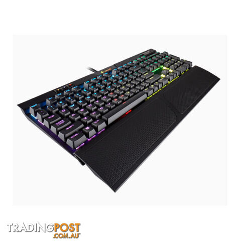 Corsair K70 MK.2 RGB Gamingâ¢ Cherry MX Blue, Backlit RGB LED, Aluminium Frame Mechanical Keyboard. - KBCH-K70MK2RGB-BL