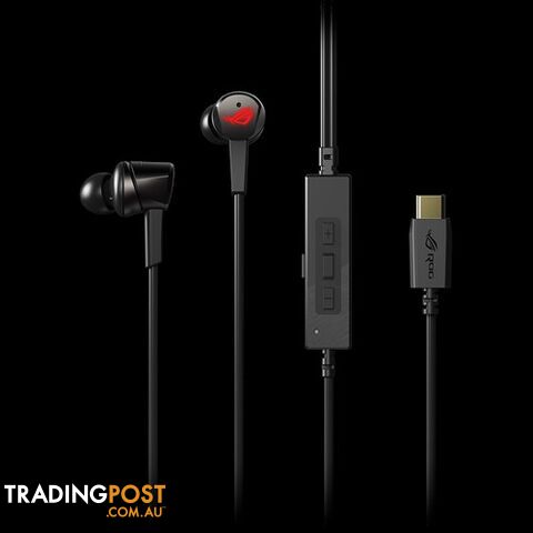 ASUS ROG CETRA In-ear Gaming Headphones with Microphone, Active Noise Cancellation USB-C, PC, MAC, Mobile and Nintendo Switch - SPA-ROG-CETRA