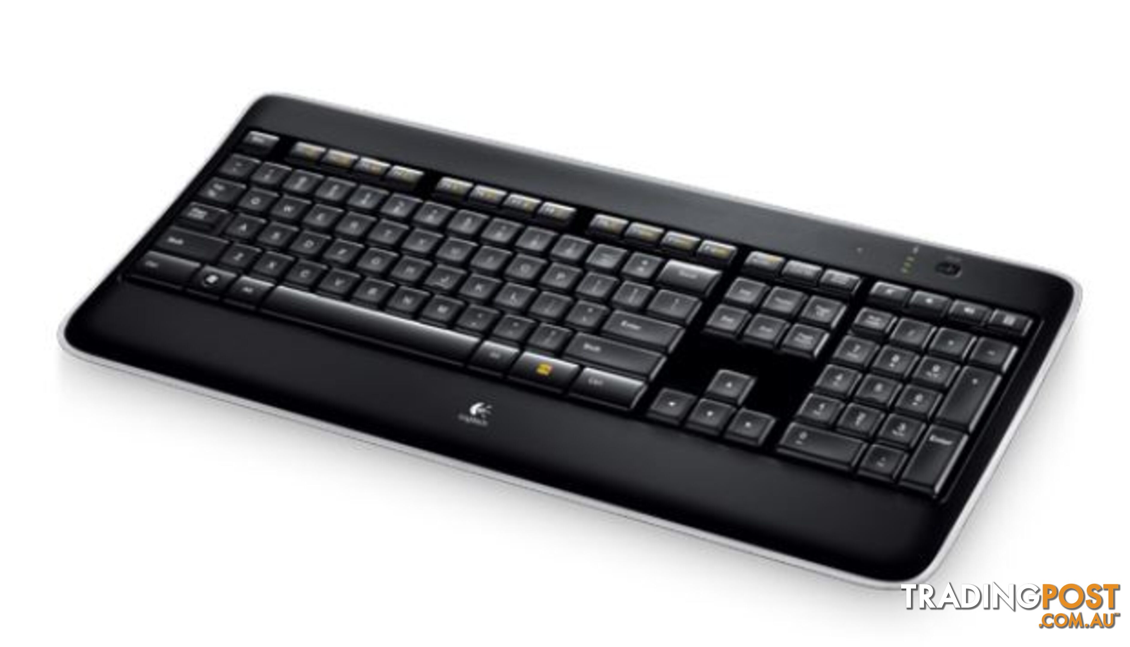 Logitech K800 Wireless Keyboard Adjustable Backlit Illumminum Hand Proximity Detection PerfectStroke key system 3yr wty - KBLT-K800