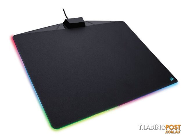 Corsair MM800 RGB POLARIS RGB Mouse low friction micro-texture surfacet. 15 RGB Zones with CUE software for Ultimate Gaming Setup. 350mm x 260mm x 5mm - MICH-MM800RGB
