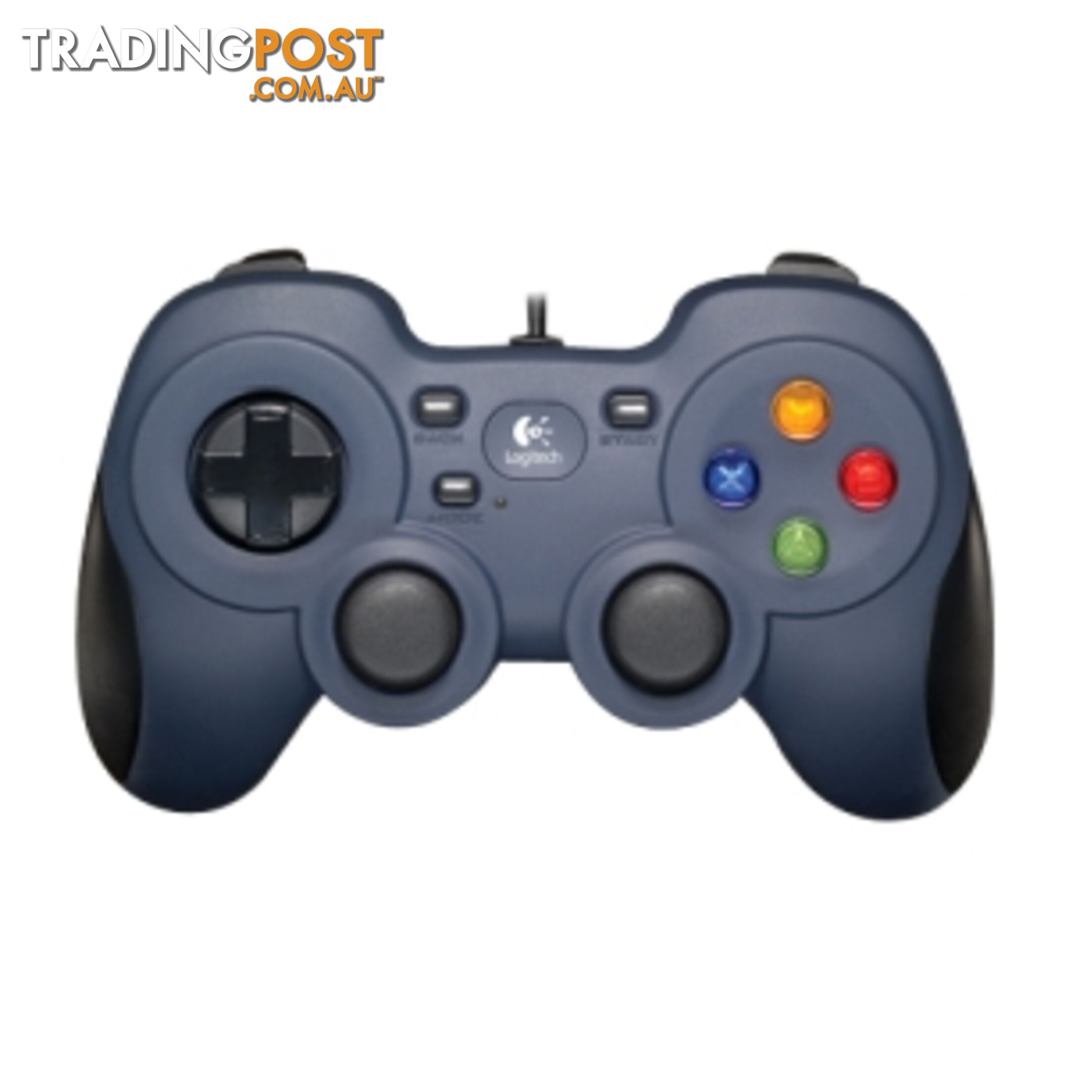Logitech F310 Gamepad For PC 8-way D-pad Sports Mode Work with Android TV Comfortable grip 1.8m cord Steam big picture - OLT-F310