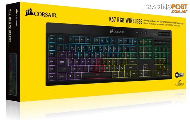 Corsair K57 RGB Wireless Keyboard with SLIPSTREAM Technology - KBCH-K57RGB-WL
