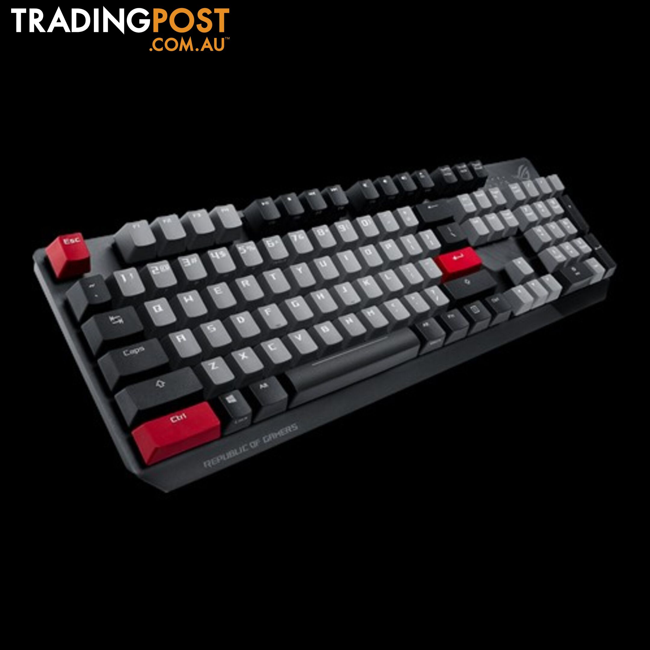 ASUS XA03 STRIX SCOPE PBT/RD Wired Mechanical RGB Gaming Keyboard For FPS Games, Cherry MX Switches, Aluminum Frame, Aura Sync Lighting - KBA-STRIX-SCOPE-RDP