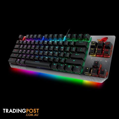 ASUS X802 STRIX SCOPE TKL/BL TKL Wired Mechanical RGB Gaming Keyboard For FPS Games, Cherry MX Switches, Aluminum Frame, Aura Sync Lighting - KBA-STRIX-SCOPE-BLT